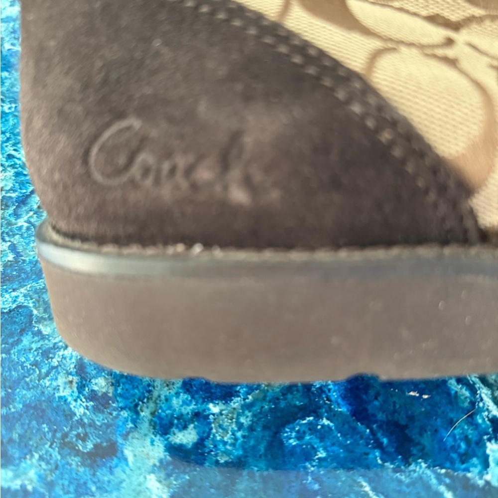 Coach Brown Patterned Ankle Boots - image 5